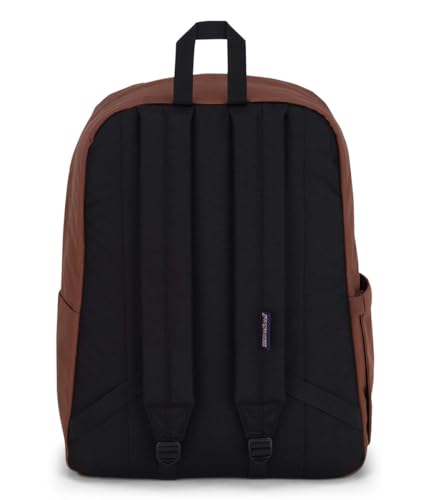 JanSport SuperBreak Plus Backpack with Padded 15-inch Laptop Sleeve and Integrated Bottle Pocket - Spacious and Durable Daypack for Work and Travel - Basic Brown - color: Basic Brown