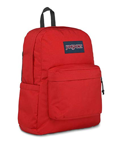 JanSport Superbreak Backpack - Durable, Lightweight Premium Backpack, Red Tape - color: Red Tape
