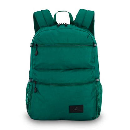 High Sierra Everclass Backpack - Travel or Work Laptop Bookbag with 360° Reflectivity, Dual Water Bottle Pockets & Fits Laptops Up To 15.6”, Malachite Green - color: Malachite Green