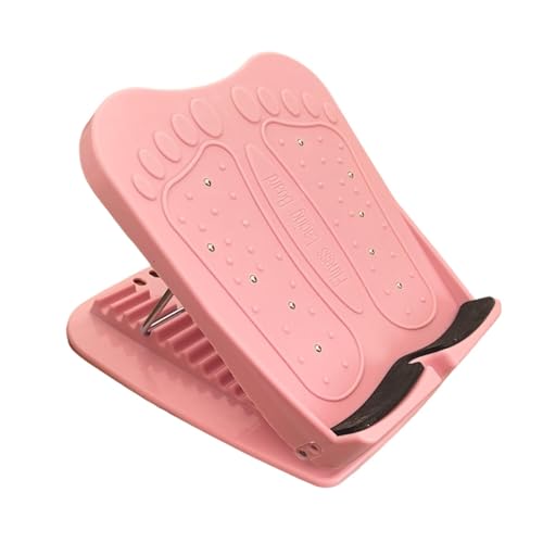 Vaveren Slant Board Calf Stretcher Incline Board Ankle Stretcher with Massage Multi Ffunctional Lightweight Aid Leg Exercise Machines, Pink - color: Pink