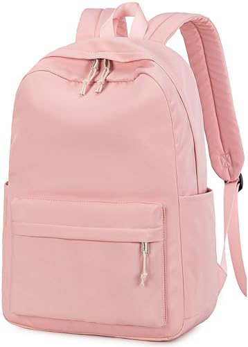 Bluboon School Backpack for Teen Girls Women Laptop Backpack College Bookbags Middle School Travel Work Commuter Back Pack(Pink) - color: A Pink