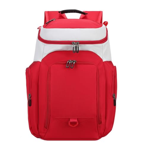 Basketball Backpack Large Sports Bag with Laptop Compartment, Ball and Shoe Compartment, for Volleyball Football - color: F