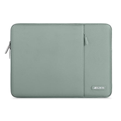 MOSISO Laptop Case 13 inch, Laptop Sleeve Compatible with MacBook Neo/Air/Pro 13 inch with A18/M5/M4/M3/M2/M1 Chip 2026-2016, Polyester Vertical Computer Sleeve Bag with Pocket, Antique Green - color: Antique Green, size: 13 inch