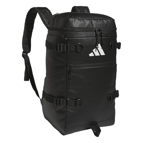adidas Vista Top-Loading Backpack for Travel and Gym, 29L - color: Black/White