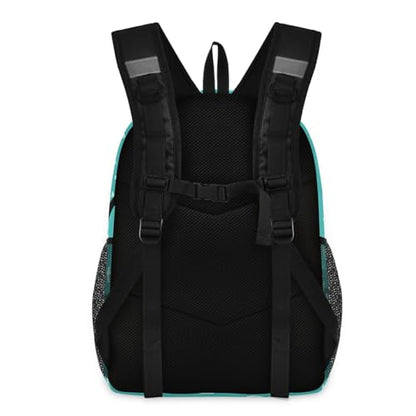 Water-Resistant Travel Raindrops Pattern Backpack - Lightweight Laptop Daypack, 15.6" Laptop Compartment, Durable Commuter Bag for Work & Outdoor#103