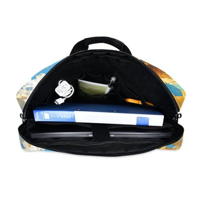 JIPONI Laptop Bag For Women Men, 15.6 16 IN Tote Work bags, Briefcase Messenger Computer Case 01 - color: Multi 8