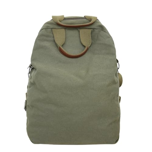 Grunge Hippie Boho Backpack Durable Canvas Casual Adjustable Daypack College Vintage Travel Rucksack for Women Men (Army Green) - color: Army Green