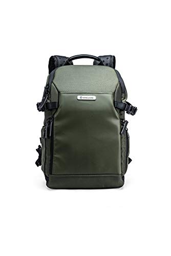 VANGUARD VEO Select 37BRM Camera Backpack - Green, Rear Access, Multi-Access, 9.7" Tablet Storage, Tripod Carry - color: Green, size: 37