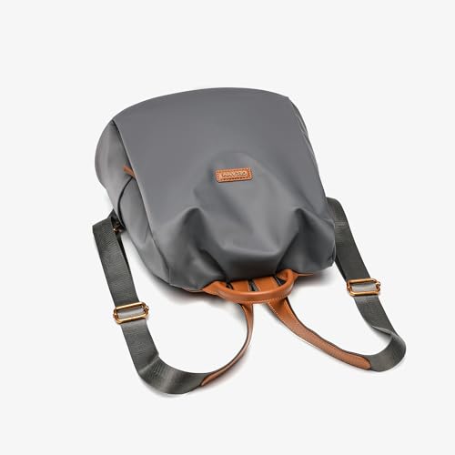 Women's Backpack Purse Nylon Anti-theft Casual Water Resistant Lightweight Small Shoulder Bags 2026 for Travle Cute Fashion Camping Bag for Work Daily Going Out Dackpack Ladies Deep Grey - color: Deep Grey