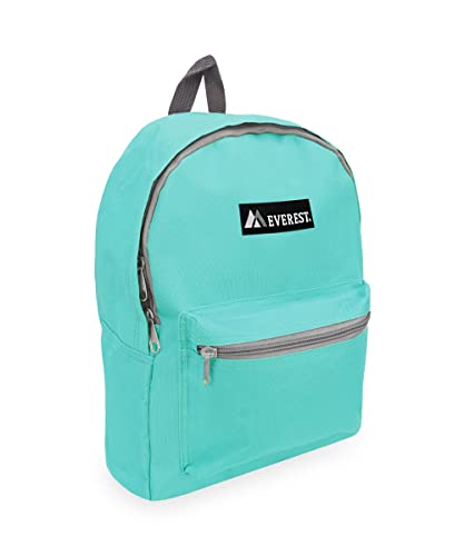 Everest 1045K Basic Backpack, 15", Aqua Blue - color: Aqua Blue
