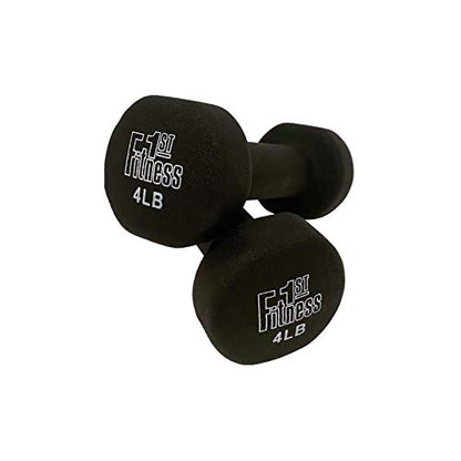 Fitness First Neoprene Dipped Dumbbells (Pairs) - size: 7 LBS