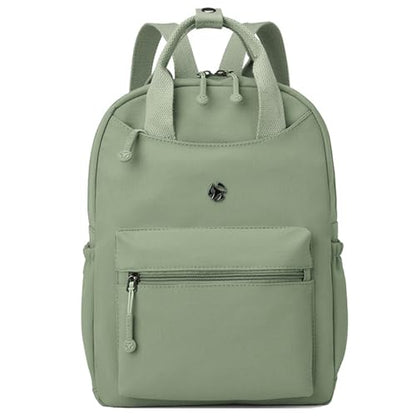 O-TBOST Small Backpack Purse for Women Fashion Travel Backpack Waterproof College Daypack (Green) - color: Green