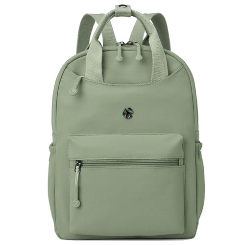 O-TBOST Small Backpack Purse for Women Fashion Travel Backpack Waterproof College Daypack (Green) - color: Green
