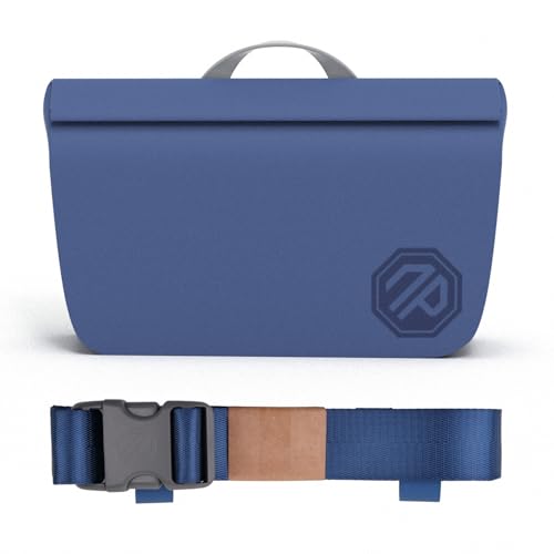 niphean IPX7 Waterproof Fanny Pack with Magnetic One-Hand Closure, Durable Waterproof Dry Bag, for Kayaking, Paddle Boarding, Beach Cruise Essentials, 2.5L Phone Pouch Dry Bags for Men Women - color: NavyBlue, size: 2.5L