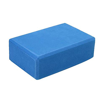 Yoga Blocks Black 2 Pack Supportive Latex-Free EVA Foam Yoga Blocks Set,9×6×3 Inches Lightweight High Density Non-Slip Surface Yoga Block for Stretching Pilates Meditation Exercise - color: Blue