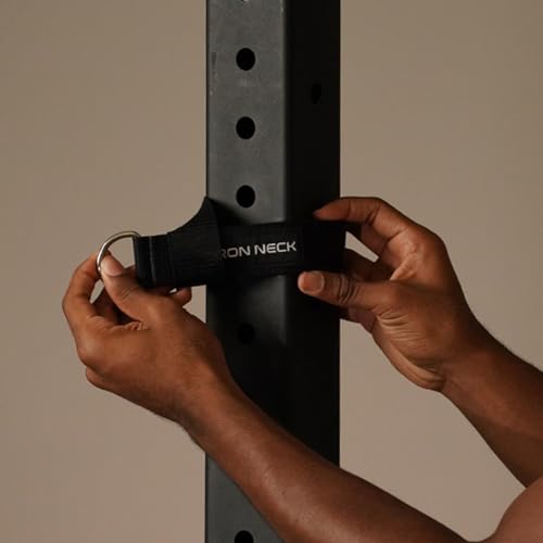 Iron Neck Resistance Band Anchor for Neck Trainer, Exerciser, & Strengthener for Home & Gym Use - Exercise, Workout, & Strength Training Equipment, Home Gym Accessories for Men (EZ Cinch Anchor)