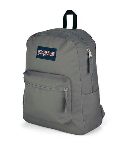 JanSport Unisex Cross Town Graphite Grey Polyester Backpack - color: Graphite Grey