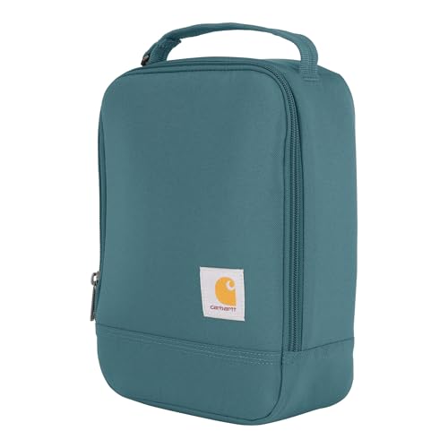 Carhartt Insulated Lunch Cooler For Men and Women, Fully Insulated Lunch Pale for Everyday Use, Harbor Teal - color: Harbor Teal