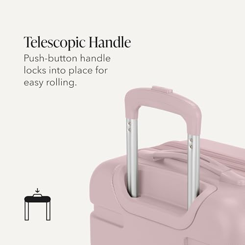 SwissGear 7366 Signature Hardside Expandable Luggage with Spinner Wheels, TSA Lock, Cup-Holder, Pink, 2-Piece Set (19/27) - color: Pink, size: 2-Piece Set (19/27)