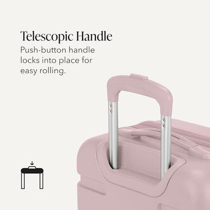 SwissGear 7366 Signature Hardside Expandable Luggage with Spinner Wheels, TSA Lock, Cup-Holder, Pink, 2-Piece Set (19/27) - color: Pink, size: 2-Piece Set (19/27)