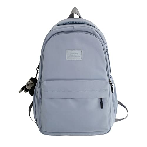 JARKJARD Aesthetic Cute Backpack for Girls Student School College Travel - color: Blue