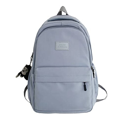 JARKJARD Aesthetic Cute Backpack for Girls Student School College Travel - color: Blue