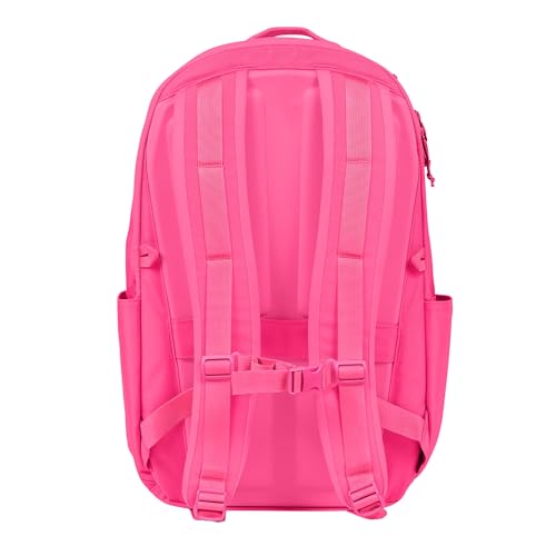 Baboon to the Moon City Backpack – Water-Repellent 16" Laptop-Friendly Backpack, Work, Travel, Gym Bag for Men & Women (New) Pink - color: (New) Pink