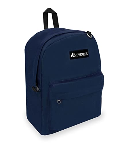 Everest 2045CR Classic Backpack, 16.5", Navy - color: Navy, size: One Size