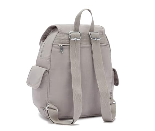 Kipling Women's City Pack S Backpacks, Grey Grey, 27x33.5x19 Centimeters (B x H x T) - color: Grey Grey, size: 27x33.5x19 centimeters (B x H x T)