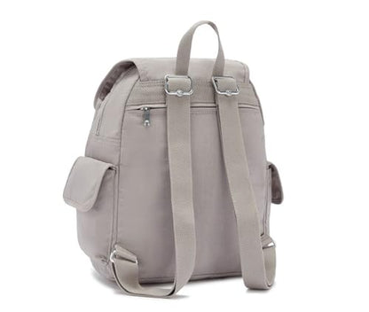 Kipling Women's City Pack S Backpacks, Grey Grey, 27x33.5x19 Centimeters (B x H x T) - color: Grey Grey, size: 27x33.5x19 centimeters (B x H x T)