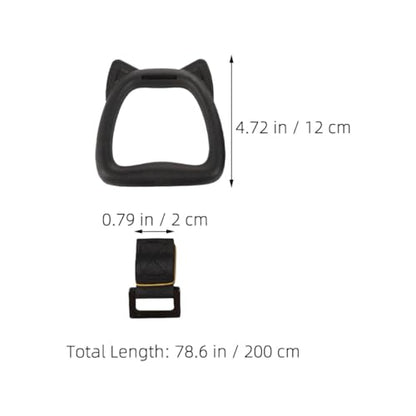 Totority Gymnastics Rings with Adjustable 2m Straps Set – Professional Pull-up Fitness Rings for Home Strength Training and Bodybuilding