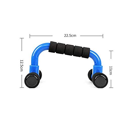 Push Up Support - Bars Strong Chrome Steel Pushup Stands with Comfortable Foam Grip