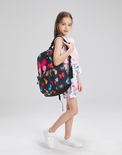 Butterfly School Bag Rucksack Backpack 15.5Inch - color: Butterfly 3