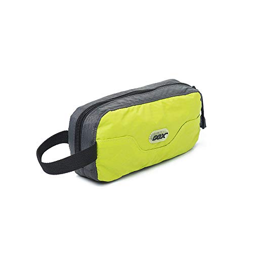 GOX Travel Small Toiletry Bag for Men Nylon Dopp Kit Medicine Bag Travel Organizer Pouch Shave Kits for Teens Toiletry Essentials Bathroom Compact (Green, 7.9 * 3.7 * 2 Inches) - color: Green, size: 7.9*3.7*2 Inches