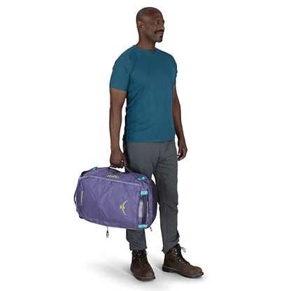 Osprey Transporter Lightweight Travel Duffel Bag - Extra Large Water Resistant Durable Gear Bag for Men and Women - color: Raven Black, style: 40l