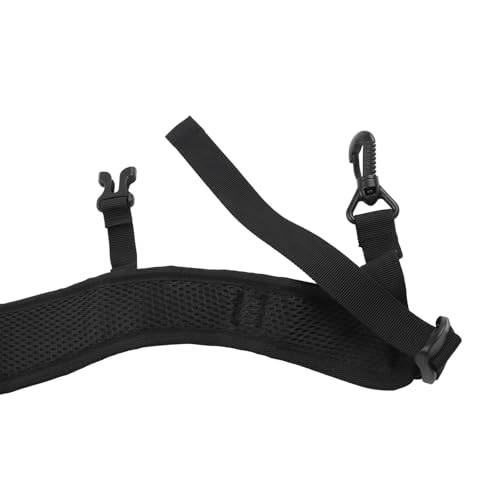 Adjustable Backpack Shoulder Strap for Replacement with Rotating Hook, 600D Oxford Webbing Belt for School Bags Rucksacks, Yellow