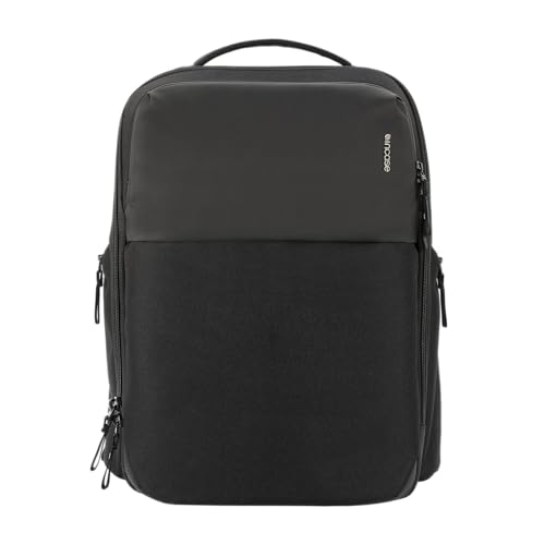 Incase A.R.C. Daypack 24L – Travel Backpack and Laptop Bag for School - Fits up to 16 inch Laptop - 4 Zippered Compartments, 2 Water Bottle Pockets - Commuter and College Backpack - Black - color: Black