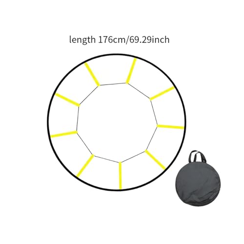 Agility Ladder Speed Ladder Speed Training for Kids Adults for Workout Football - color: 9 grids yellow
