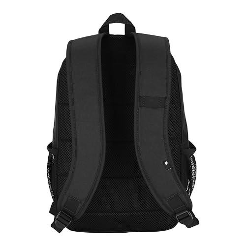 Fox Racing Clean Up Backpack, Slim Everyday School & Street Bag with Laptop Sleeve, Water Bottle Pocket & Adjustable Straps, Black - color: Black