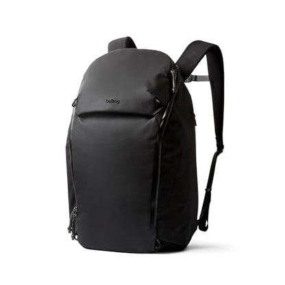 Bellroy Venture Travel Pack (26 liter carry on travel backpack, with laptop sleeve, RFID protection and bonus 15 liter tote bag) - JetBlack - color: Jetblack