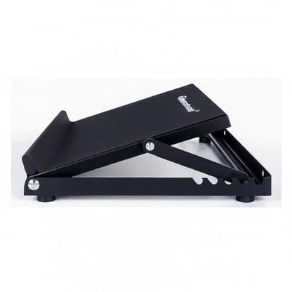 Milageto Ankle Mobility Board Stable Three-Sided Design Adjustable Slant Board Steel Frame Incline Foot Stretcher for Home Gym - color: Black, style: Wider Frosted Non-slip Surface