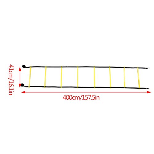 FILFEEL 4m Training Ladder for Football Soccer Sports - Enhance Speed, Flexibility, and Balance