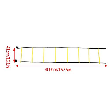 FILFEEL 4m Training Ladder for Football Soccer Sports - Enhance Speed, Flexibility, and Balance