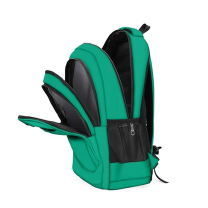rickyh style Stylish Backpack: Multi-functional and Lightweight Bag for Travel, School, and Outdoor Activities - color: 007qingse