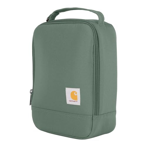 Carhartt Insulated Lunch Cooler For Men and Women, Fully Insulated Lunch Pale for Everyday Use, Green Slate - color: Green Slate