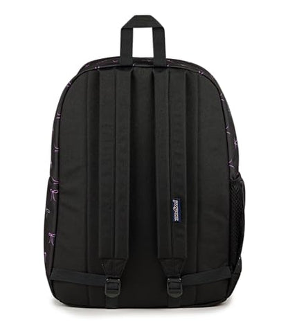 JanSport Cross Town Plus Backpack - Large Main Compartment, Side Water Bottle Pocket, 15-Inch Padded Laptop Sleeve - Bad Bows - color: Bad Bows