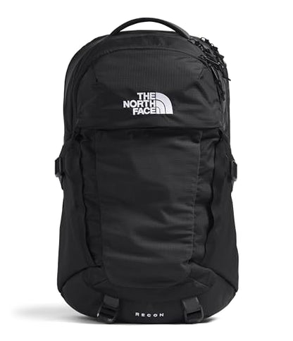 The North Face Recon Everyday Laptop Backpack - Daypack, Water Repellent, Laptop Sleeve, 2 Water Bottle Pockets, TNF Black/TNF Black-NPF, One Size - color: Tnf Black/Tnf Black-npf, size: 30L