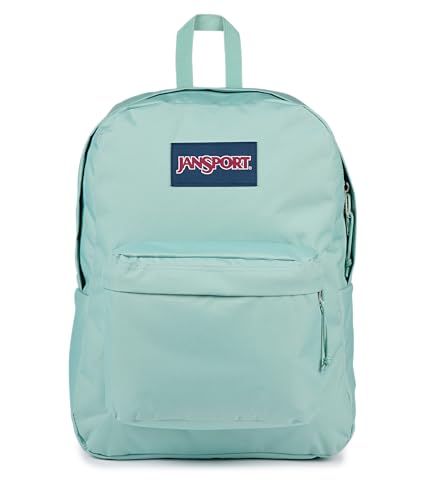 JanSport SuperBreak One Backpack - Durable, Lightweight Bag with 1 Main Compartment, Front Utility Pocket with Built-in Organizer, Premium Backpack, Faded Sage - color: Faded Sage