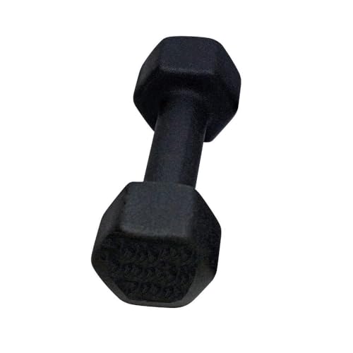 Neoprene Dumbbell, Single Weight for Strength Training, Muscle Toning, and Rehab, Non-Slip Grip & Anti-Roll Design - style: 10 LB