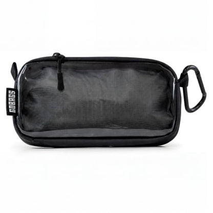 GOBAGS NEO Production Zipper Bags - Electronics & Camera Accessories Bag - Cable organizer, Gear Accessory Pouch, Travel Camera Essentials (Extra Small, Black) - size: X-Small